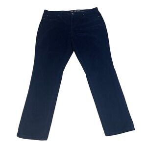 Gap Always Skinny Corduroy Pants Womens 16 Blue Stretch 33x29.5